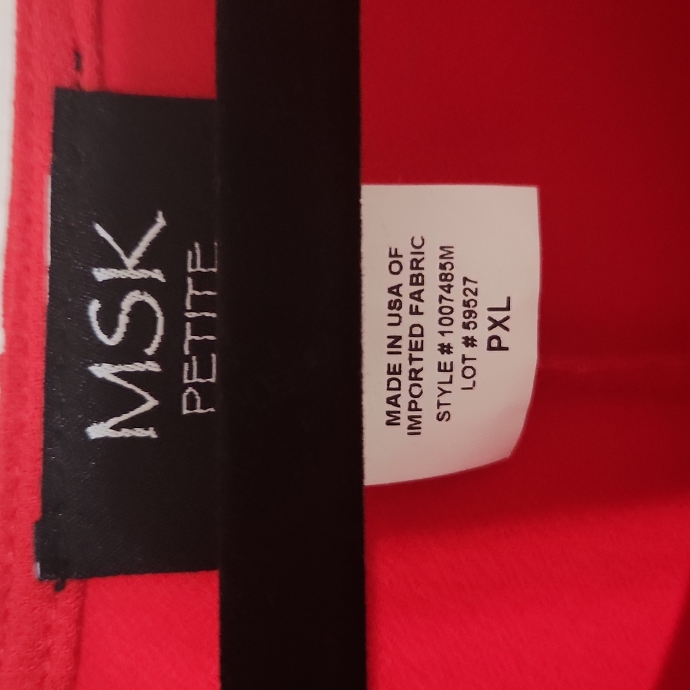 MSK Cute Red Dress - Picture 2 of 3